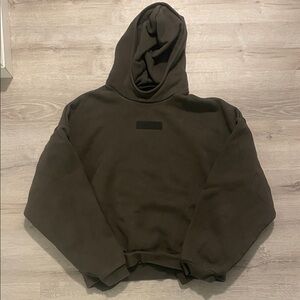 Essentials fear of god men’s Olive Green scuba Sweatshirt xs oversized